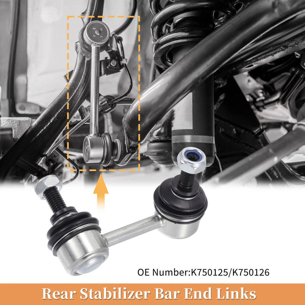 2pcs Rear Stabiliser Sway Bar Link for Acura ILX (2013–2019) K750125/K750126