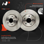 Front Disc Brake Rotors & Ceramic Pads for Honda Accord (2013–2022)