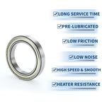 Deep Groove Ball Bearing 6914ZZ for Scooter Skateboard Wheel (70x100x16mm)