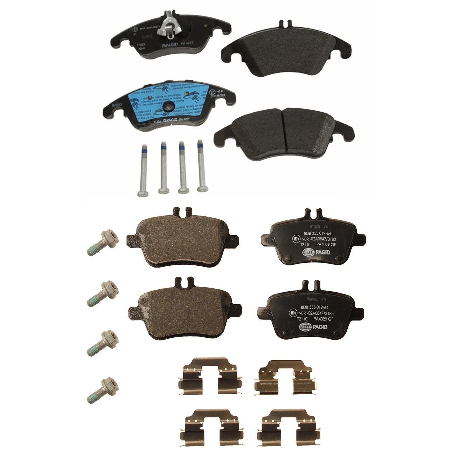 Disc Brake Pads Kit for Benz R172 SLK250 (2012–2016)