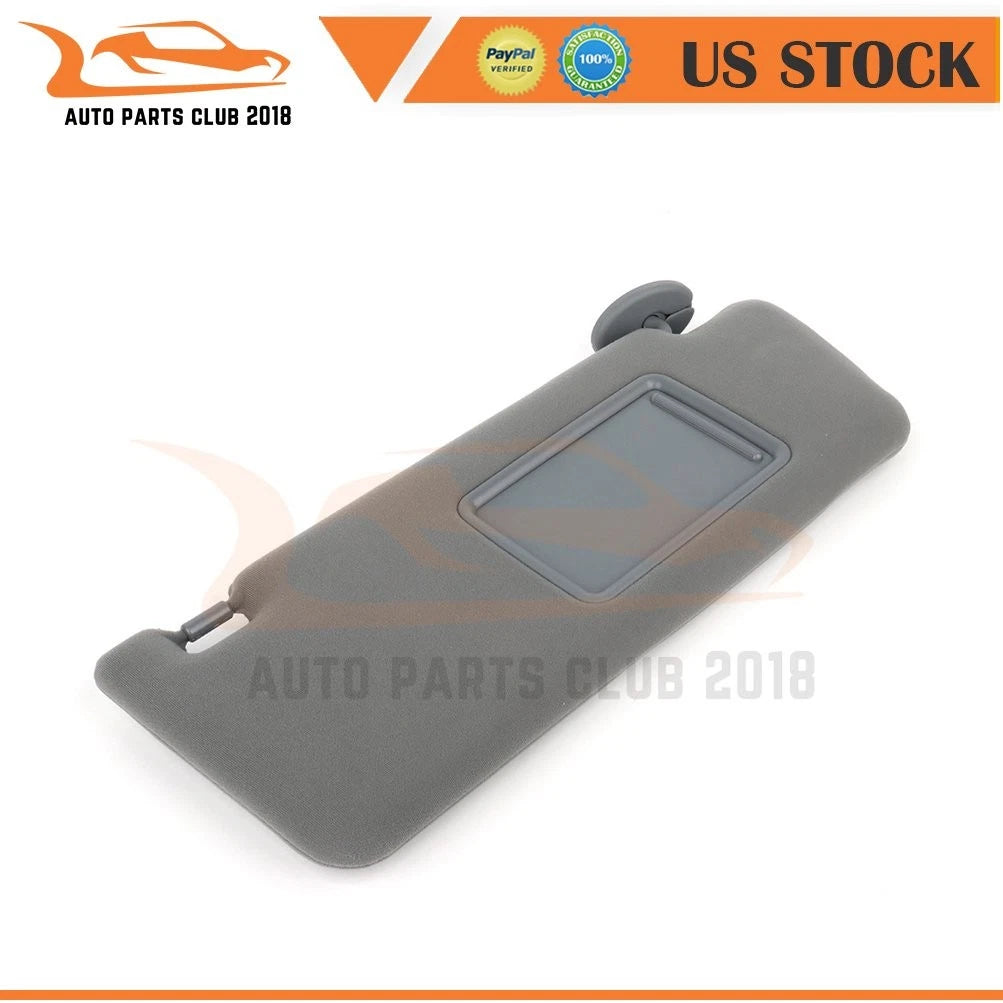 Passenger Side RH Sun Visor for Toyota Tacoma (2009–2011) Med Gray