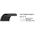 Micro-Rib V-Belt A-1035K5-AI for