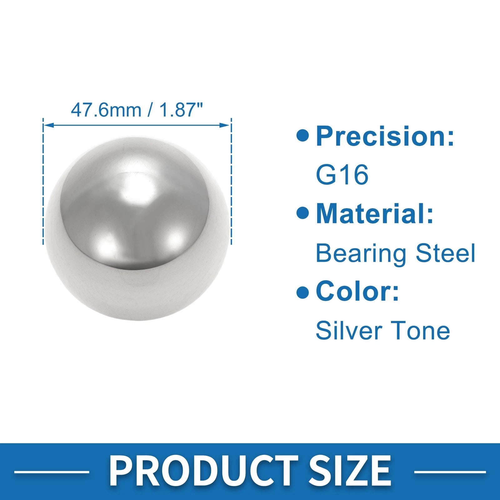 2X 31.0mm Bearing Ball for G16 (Precision Steel)