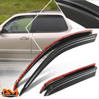 Set of 4 Tape-on Window Visors for Toyota Sequoia (2001–2007)