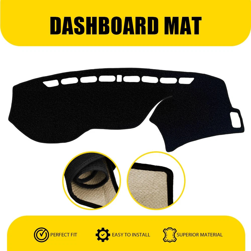 Dash Cover Mat for Honda Accord (2013–2017) Black