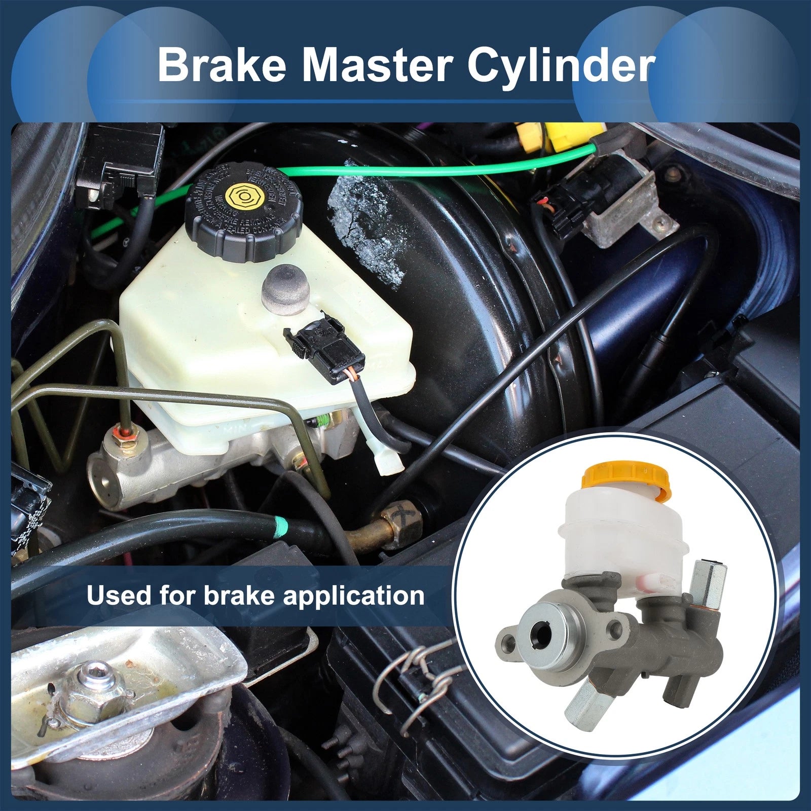 Brake Master Cylinder with Reservoir No. 460102M100 for Nissan Sunny (1990–1994)