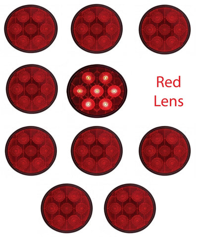 (5 Pack) 4in LED Stop Brake Lights Replacement for Ford Ranger (2012–2022)