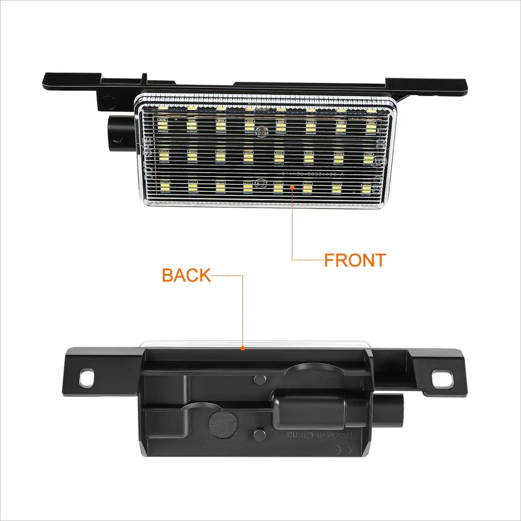 2X Nuvision Clear Lens LED Truck Bed Cargo Lights for Silverado/Sierra (2014–2019)