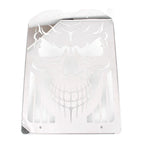 Racing Skull Polished Radiator Grill for Kawasaki Vulcan VN1500 VN1600 (2002-2008)