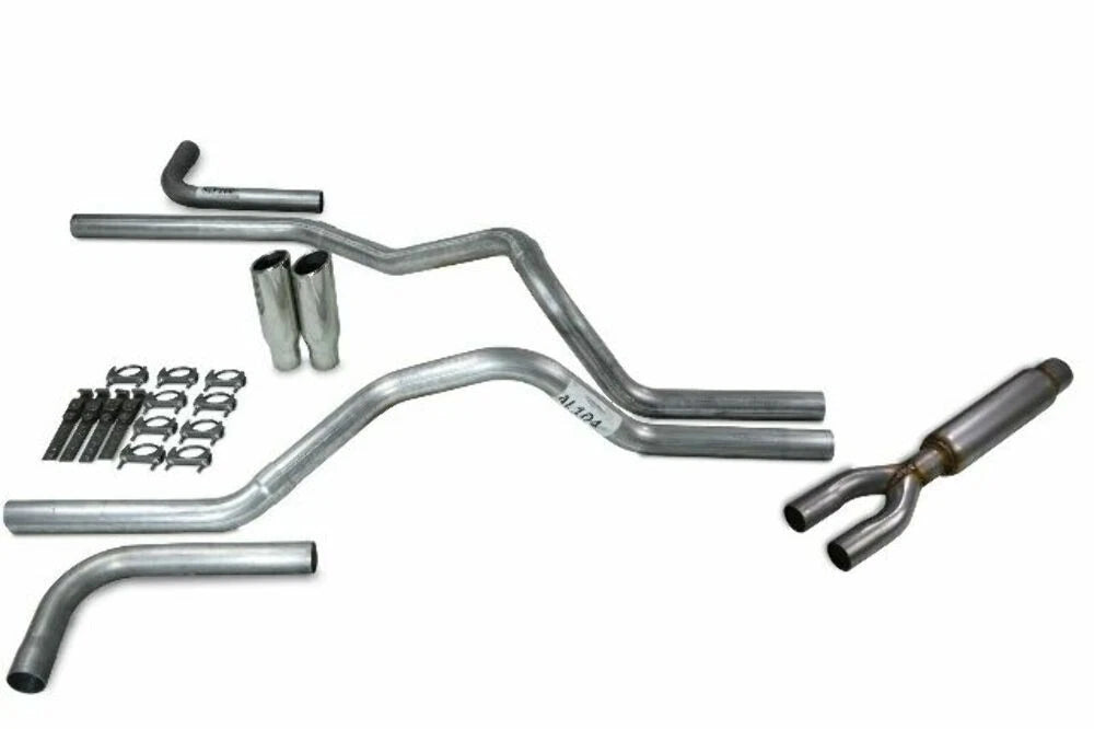 Dual Exhaust Kit for Dodge Ram 1500 (2019–2025) 2.5" Glasspack Side Exit