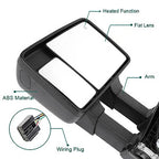 Power Heated Tow Mirrors Smoke Signal Kit for Ford F250-F550 Super Duty (2003–2007)