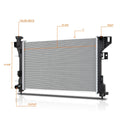 OE Style Radiator DPI-1109 for Chrysler Imperial/New Yorker/Dynasty (1991–1993)