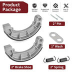 Rear Brake Shoes w/ Spring for Honda FourTrax Foreman 400 TRX400FW(1995–2003)