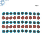 50PCS 2 Inch Aluminum Oxide Sanding Discs for Die Grinder (120 Grit)
