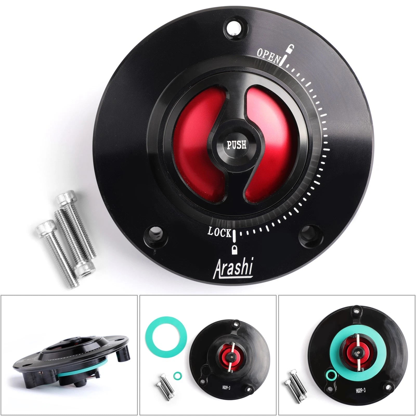 CNC Keyless Fuel Cover Gas Tank Cap for Suzuki SV650 SV1000 (2003–2018)