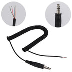 Wire Spring Adapter for Helicopter Headset U-174 (40cm)