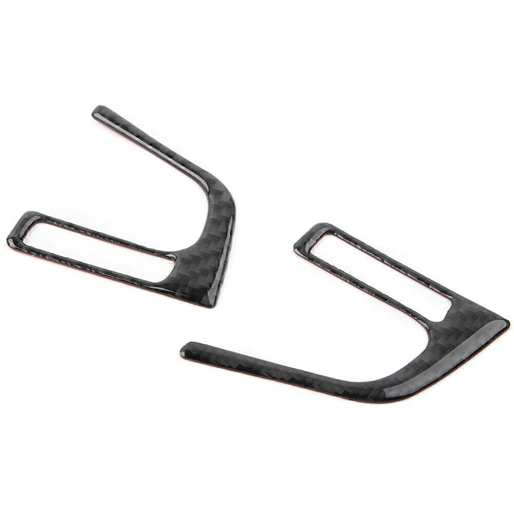 Carbon Fiber Steering Wheel Button Trim Cover for Subaru Forester (2013-2018)