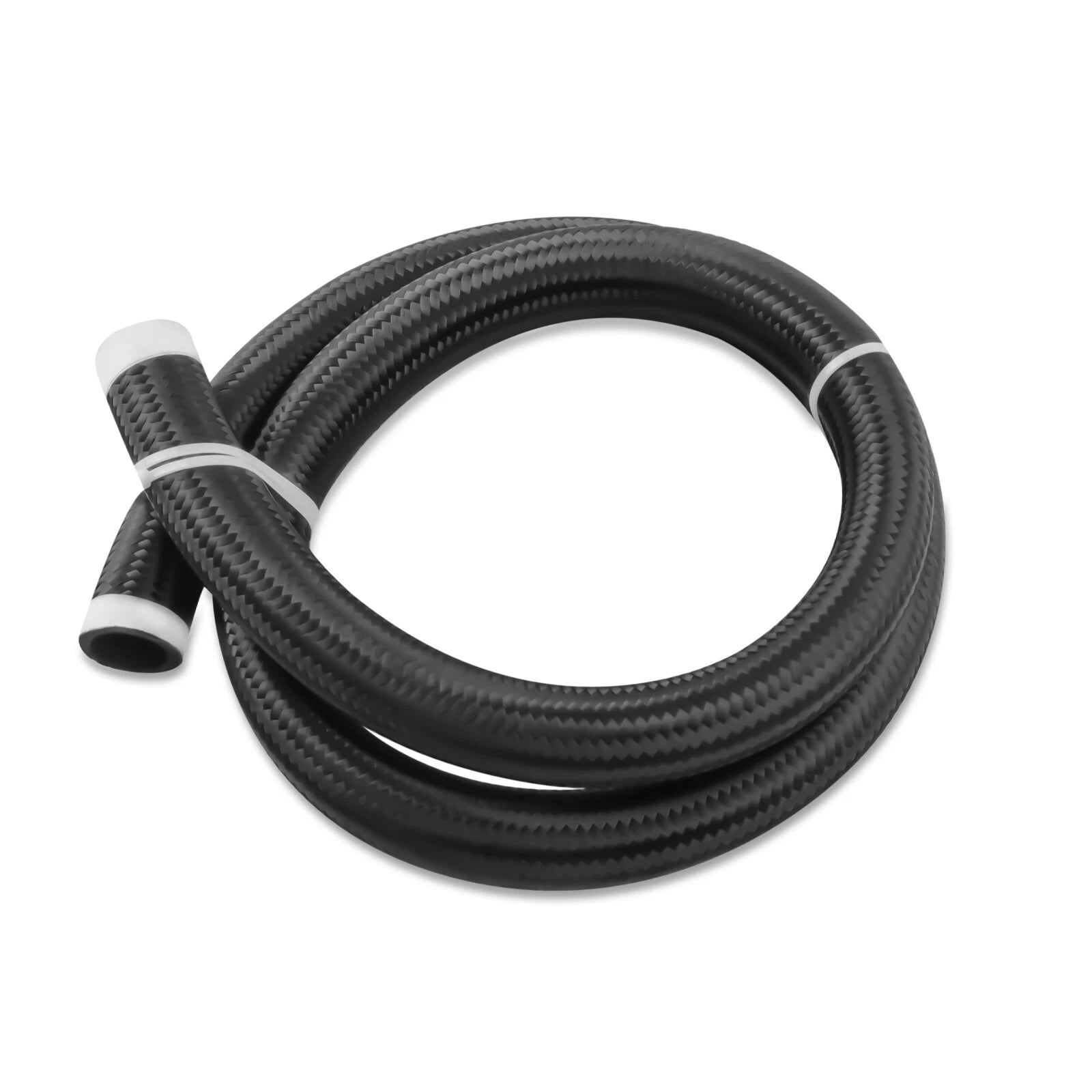 5Ft Nylon Braided Stainless Steel Fuel Hose for Universal Applications