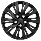 Wheel Cover Hubcaps Gloss Black Split Spoke 16 In for Toyota Camry (2012–2014)