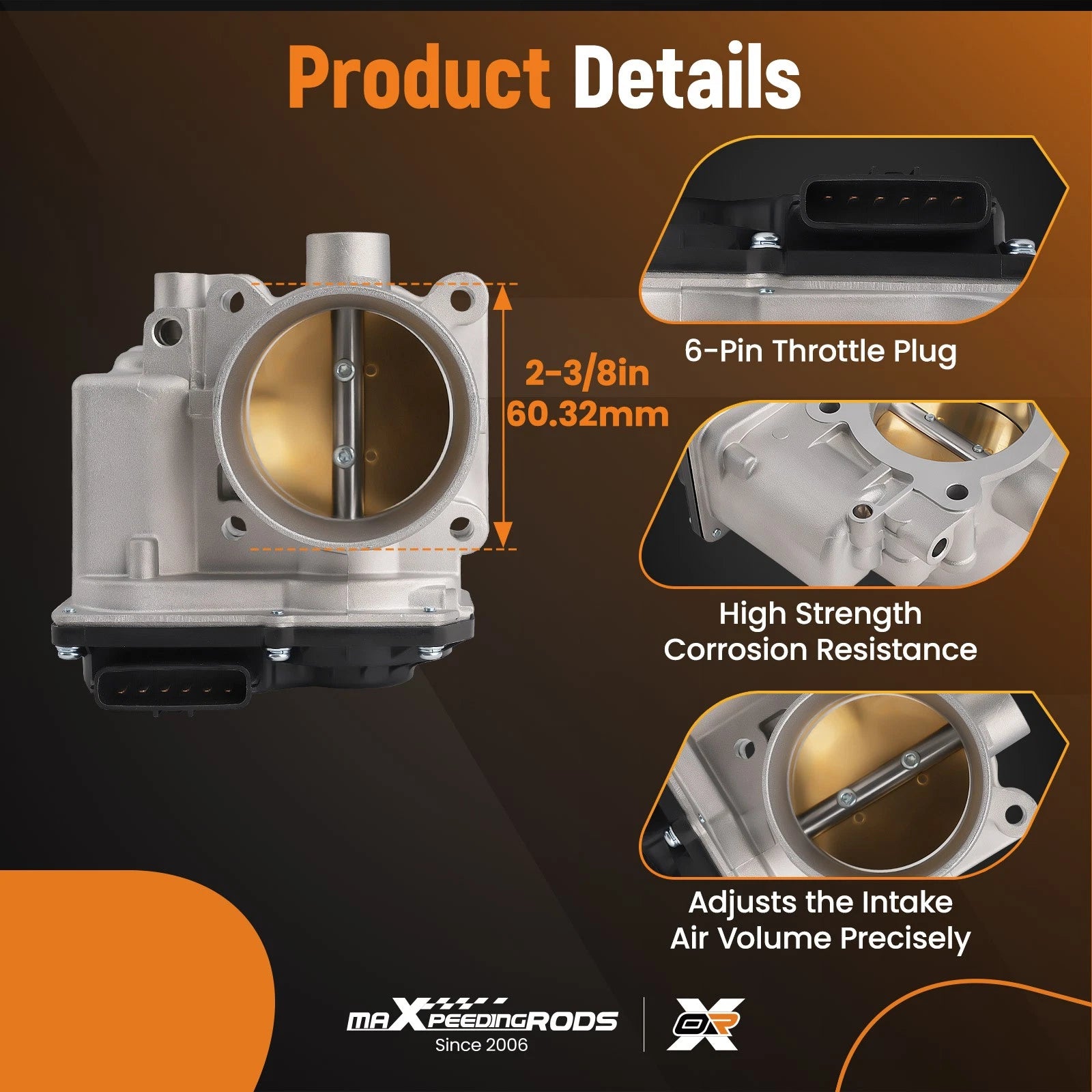 Throttle Body for Subaru Legacy Outback H4 2.5L (2010-2012)