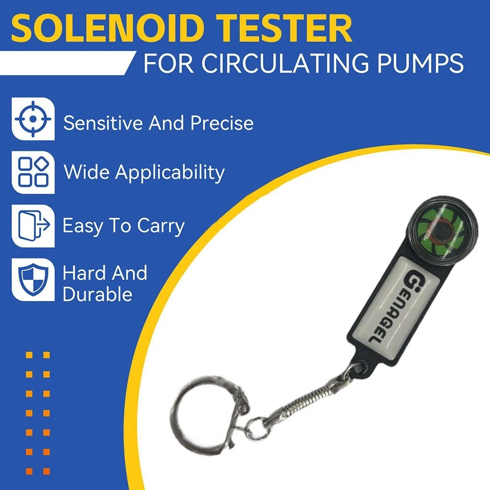 Portable Circulating Pump Rotation Tester for Solenoid Valve & Motor Testing