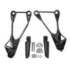 Black Rear Passenger Footpegs for Kawasaki Ninja ZX6R (2005-2008)