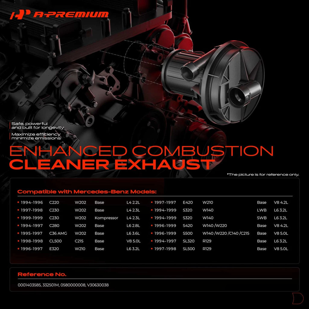 Secondary Air Injection Pump for Mercedes-Benz C-Class (2001-2007)