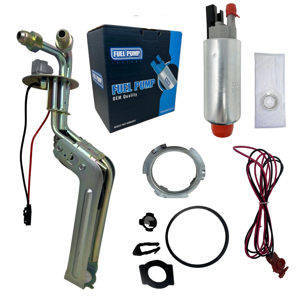 FH-1006 Fuel Pump Hanger w/ GSS340 6AN-6AN Fitting for Mustang (1986–1997)