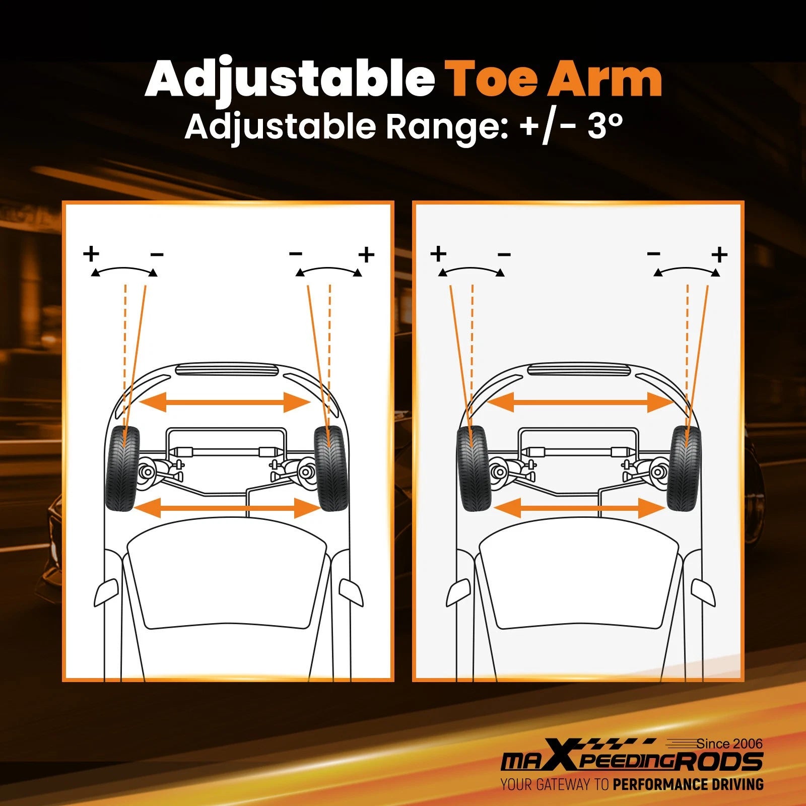 Adjustable Coilovers & Camber Toe Arm Kit for Honda Civic (2016–2021)