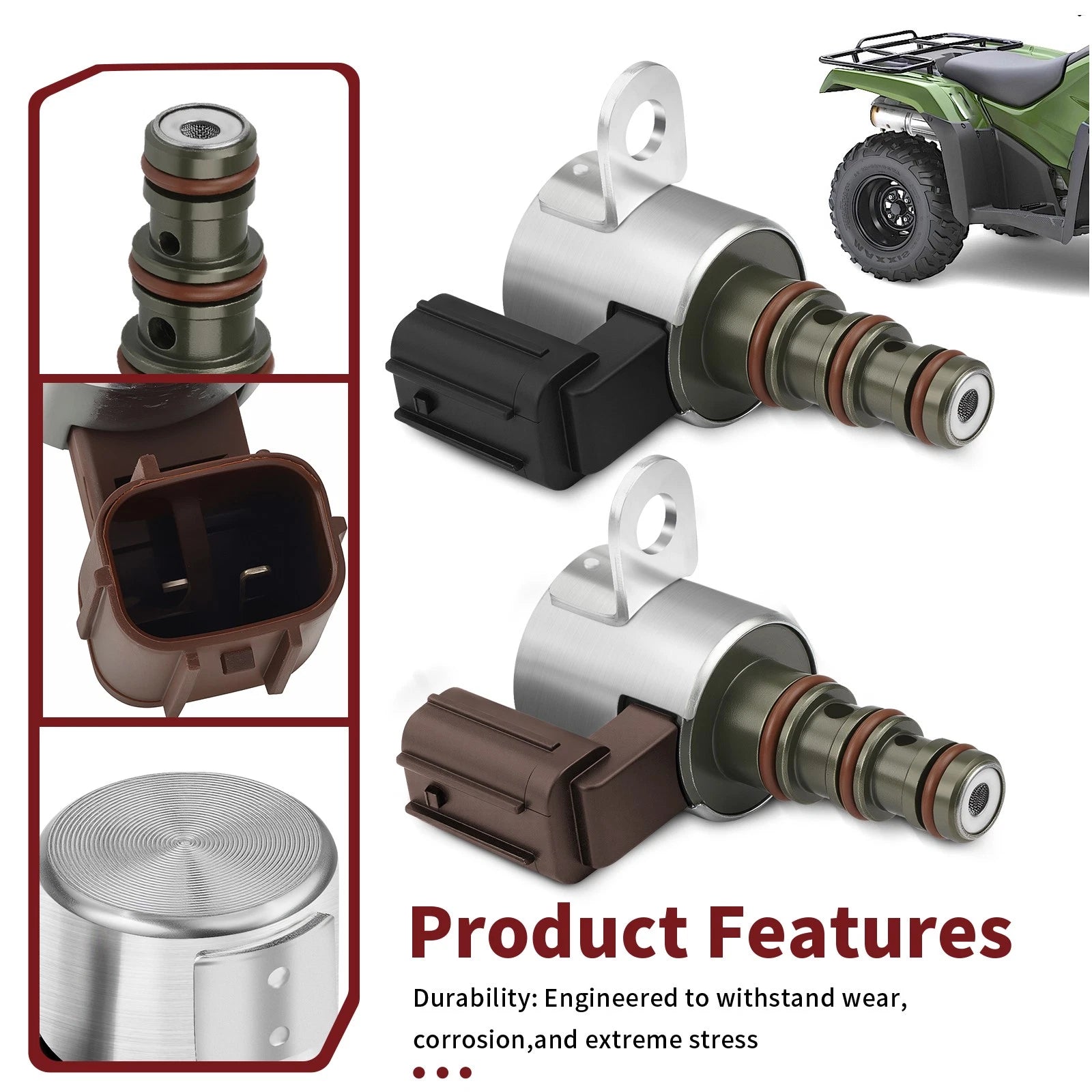 Transmission Shift Solenoid Kit for Honda Rincon 650 680 (2003–2014)