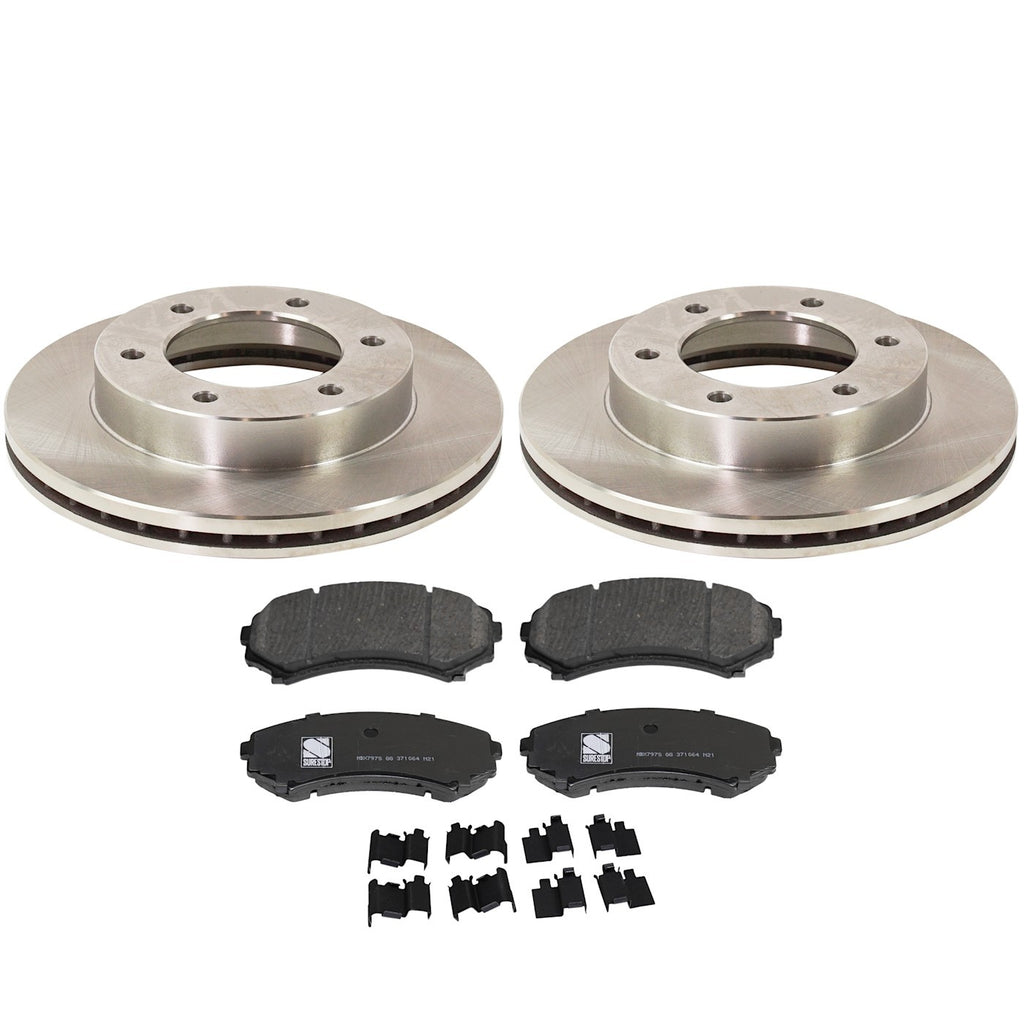 Brake Disc and Pad Kit for Honda Passport (2002) Front RWD