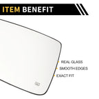 Heated Left Mirror Glass for Dodge Ram 1500 2500 (No. 68079363AA)