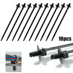 10X Fir Tree Push In Releasable Wiring Loom Cable Zip Tie for Universal
