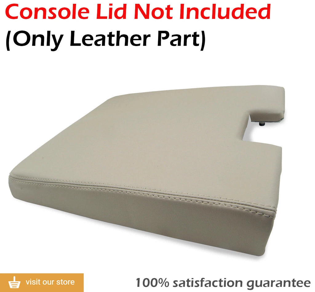 Center Console Armrest Vinyl Cover for Chevy Silverado Suburban (2007–2013) Beige