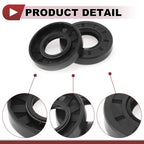 Set of 5 Rotary Shaft Seal Oil Seal 25x52x10mm Nitrile Rubber
