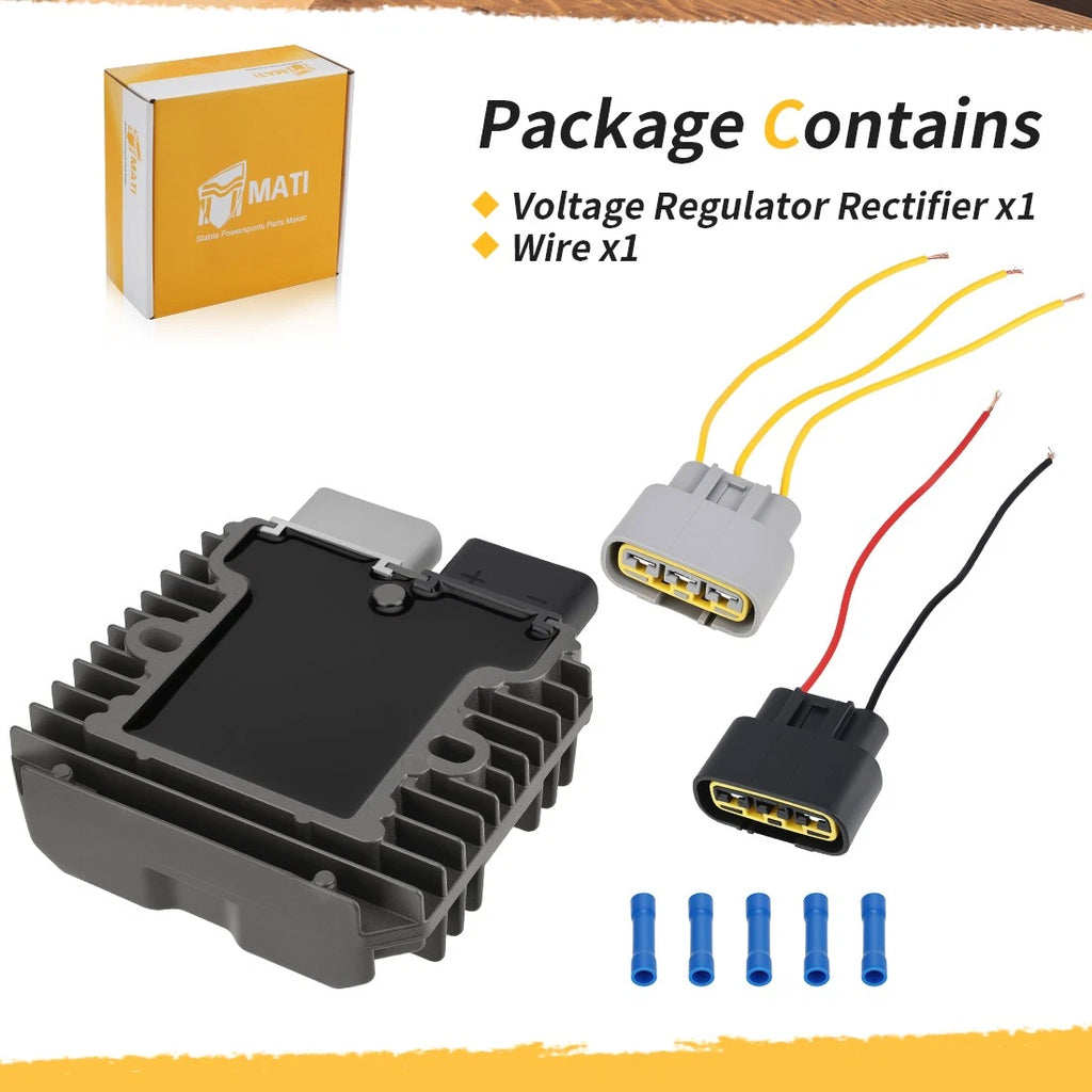 Voltage Regulator with Wire for Kawasaki Ninja ZX10R ZX6R (2008–2022)