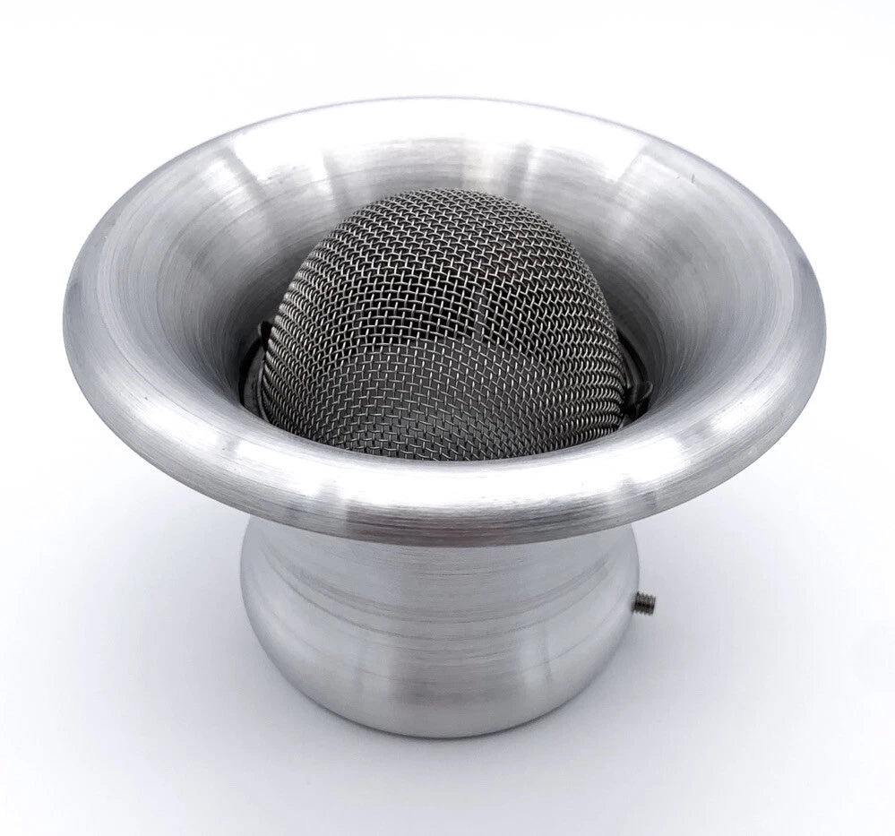 2 Barrel Carb Replacement Unpolished Aluminum Large Bug Horn for Holley (—)