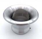 2 Barrel Carb Replacement Unpolished Aluminum Large Bug Horn for Holley (—)