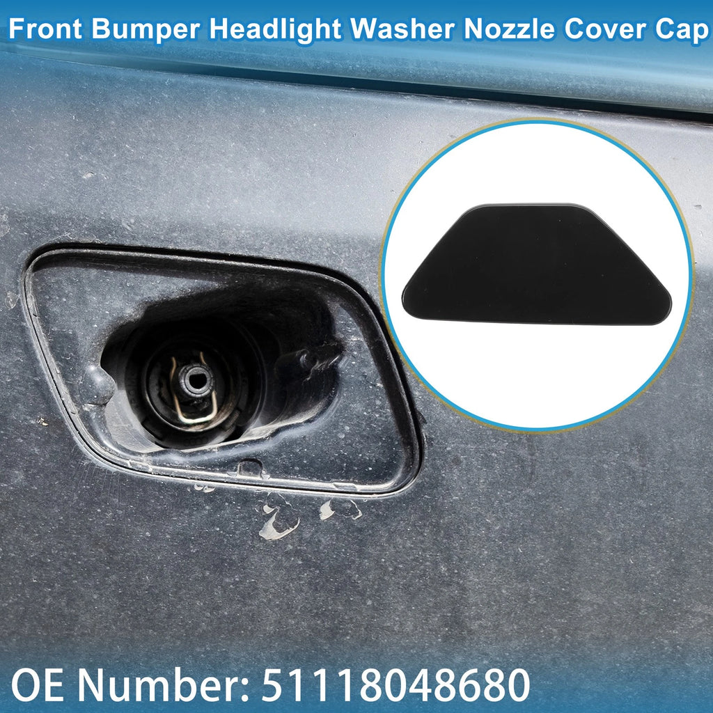 Front Right Washer Nozzle Cover Cap No. 51118048680 for BMW 528i (2011–2016)