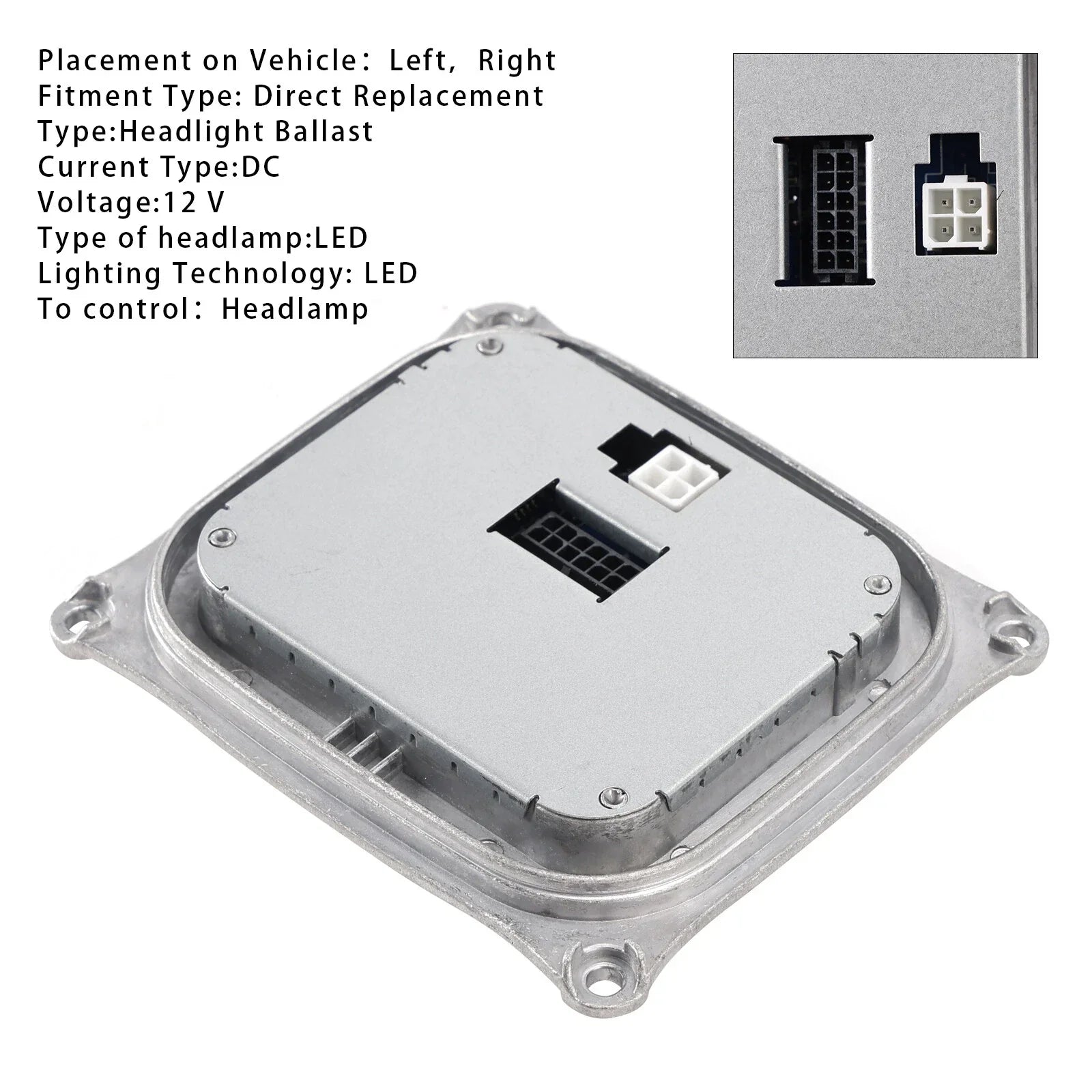 Headlight LED DRL Control Unit for Fiat Ducato for Peugeot Boxer (2006–2023)