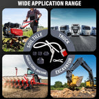 USB manual for oil pump with 4 adapters for fuel transfer and oil pumping