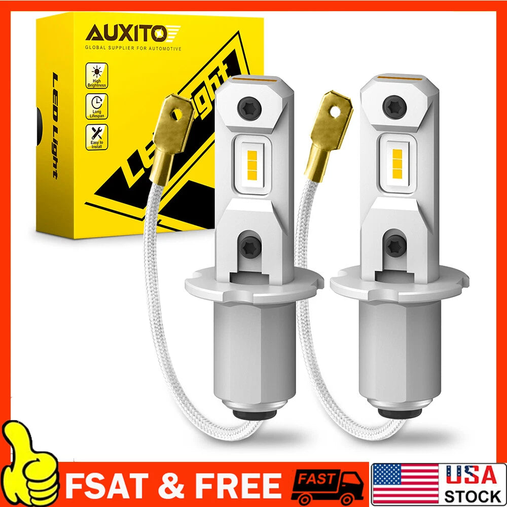 AUXITO H3 Fog Light Bulb for [Make Model]  - Ultra Golden Yellow LED