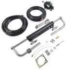 Hydraulic Steering Kit for 90 HP with Two-Way Locking Valve & 2x24FT Hoses