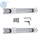 Set of 2 Linear Bearings with 4 Carriage Blocks for Automotive Applications