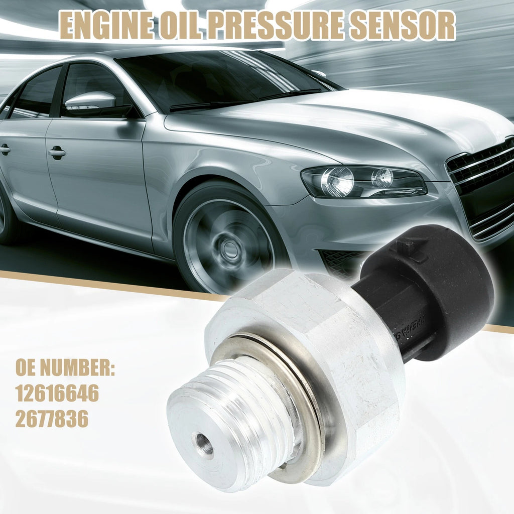 Engine Oil Pressure Sensor for Buick Cadillac Chevy (2000–2023) 12616646 12677836