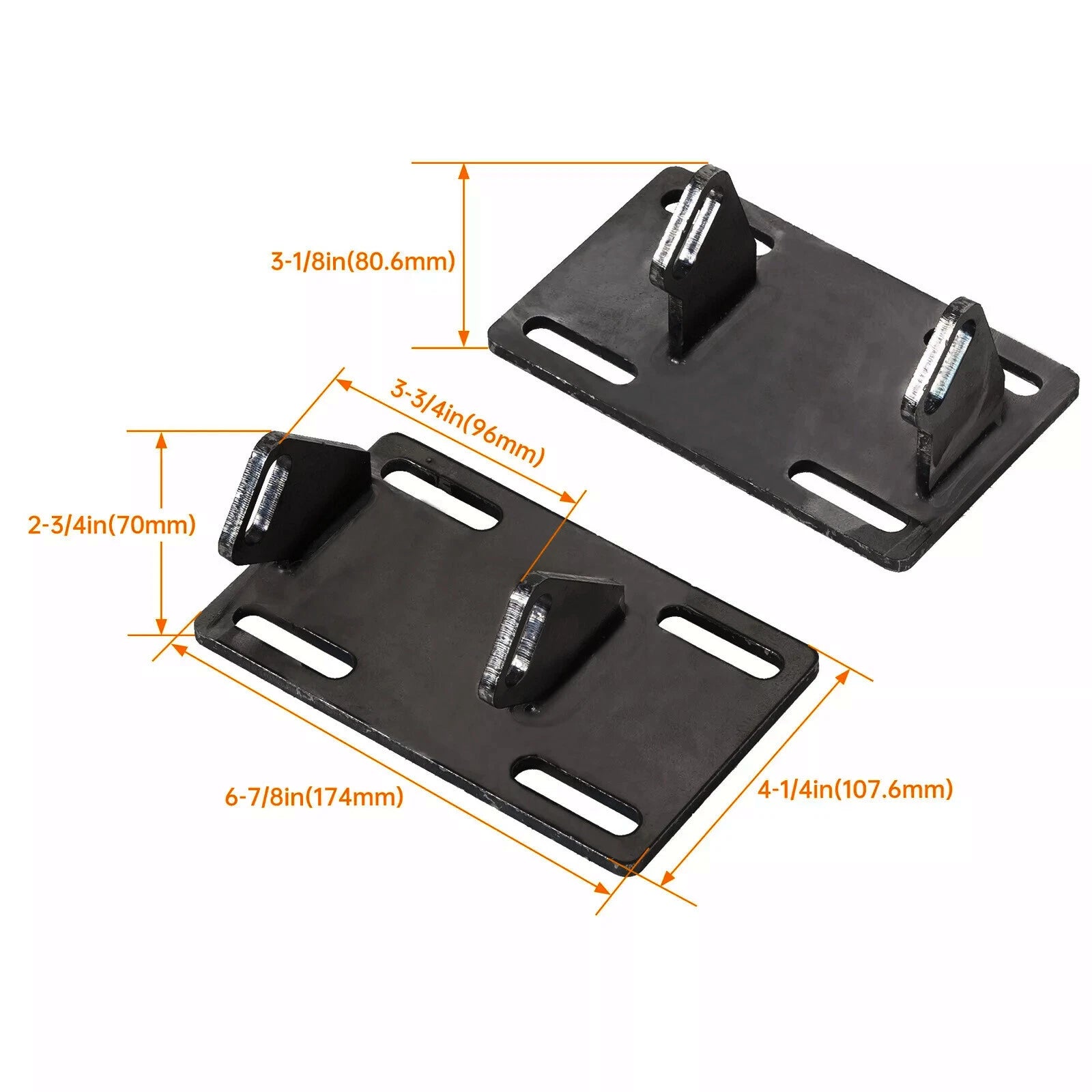 Motor Mount Adapter Swap Plate for Chevrolet C10 Truck (1974–1986) LSX LS1 LS2 LQ4