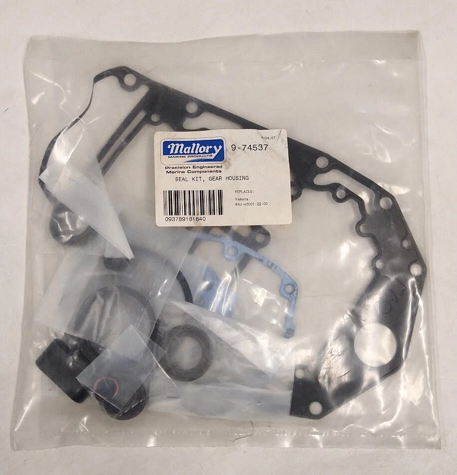 Seal Kit Gear Housing for Mallory Marine 9-74537 (OEM)