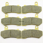 Set of 4 MC Front Rear Brake Pads for Harley Touring FLHT FLHR FLTR (2008–2011)