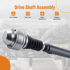 Drive Shaft Assembly Front for Ford Ranger (2019–2022) KB3Z4A376A KB3Z4A376B