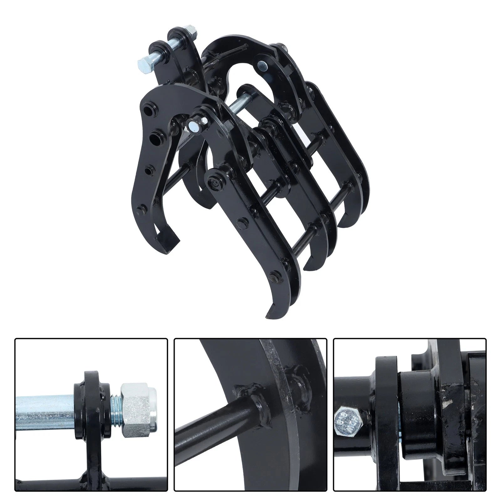 Grapple Wide Opening Grabber Attachment for Mini Excavator